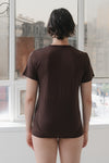 BASERANGE Classic Bamboo Fiber and Cotton Slim Fit T-Shirt Series Collection Round Neck Bottoming Shirt France BAS-TOCT-BL-000-TACTILE